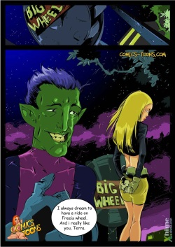 Terra and Beast Boy