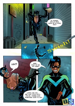 Nightwing and Catwoman