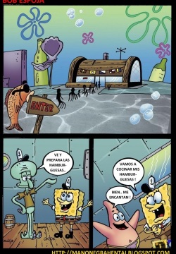 BOB ESPONJA  sexo en fondo de bikini