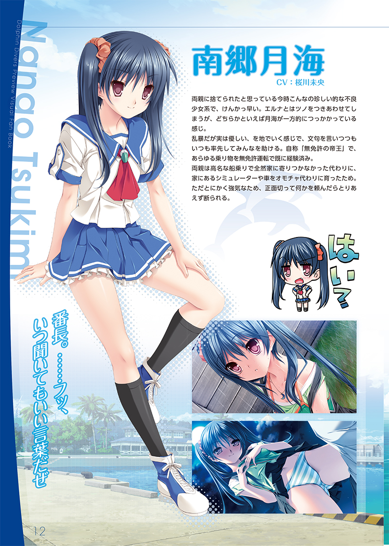 Dolphin Divers  Preview Visual Fanbook page 12 full