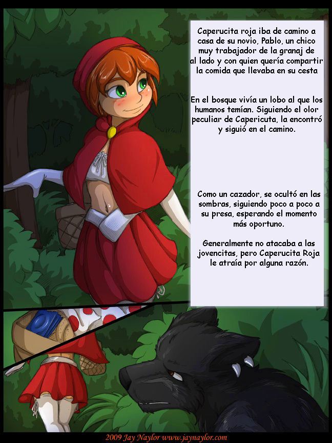The Fall of Little Red Riding Hood  | La Caida De La Caperucita Roja page 3 full