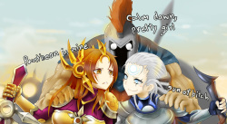 Leona x Pantheon x Diana