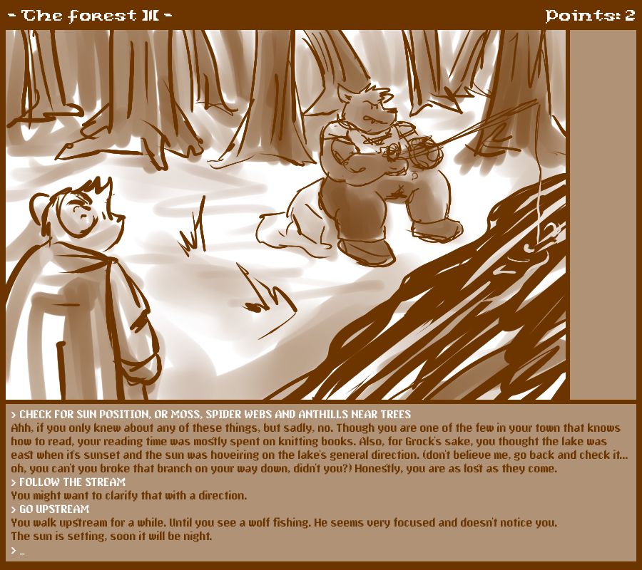 Caesarcub - Interactive Fiction - The Forest III page 5 full