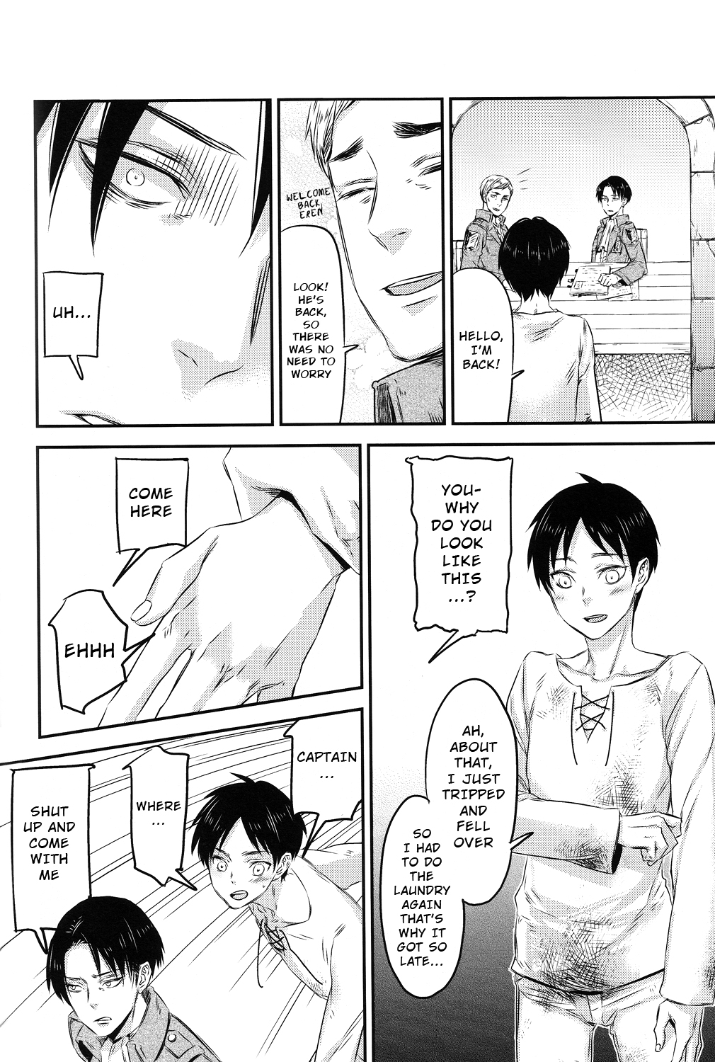 Heishichou no Hakoiri Eren | Captain's Boxed Up Eren page 8 full