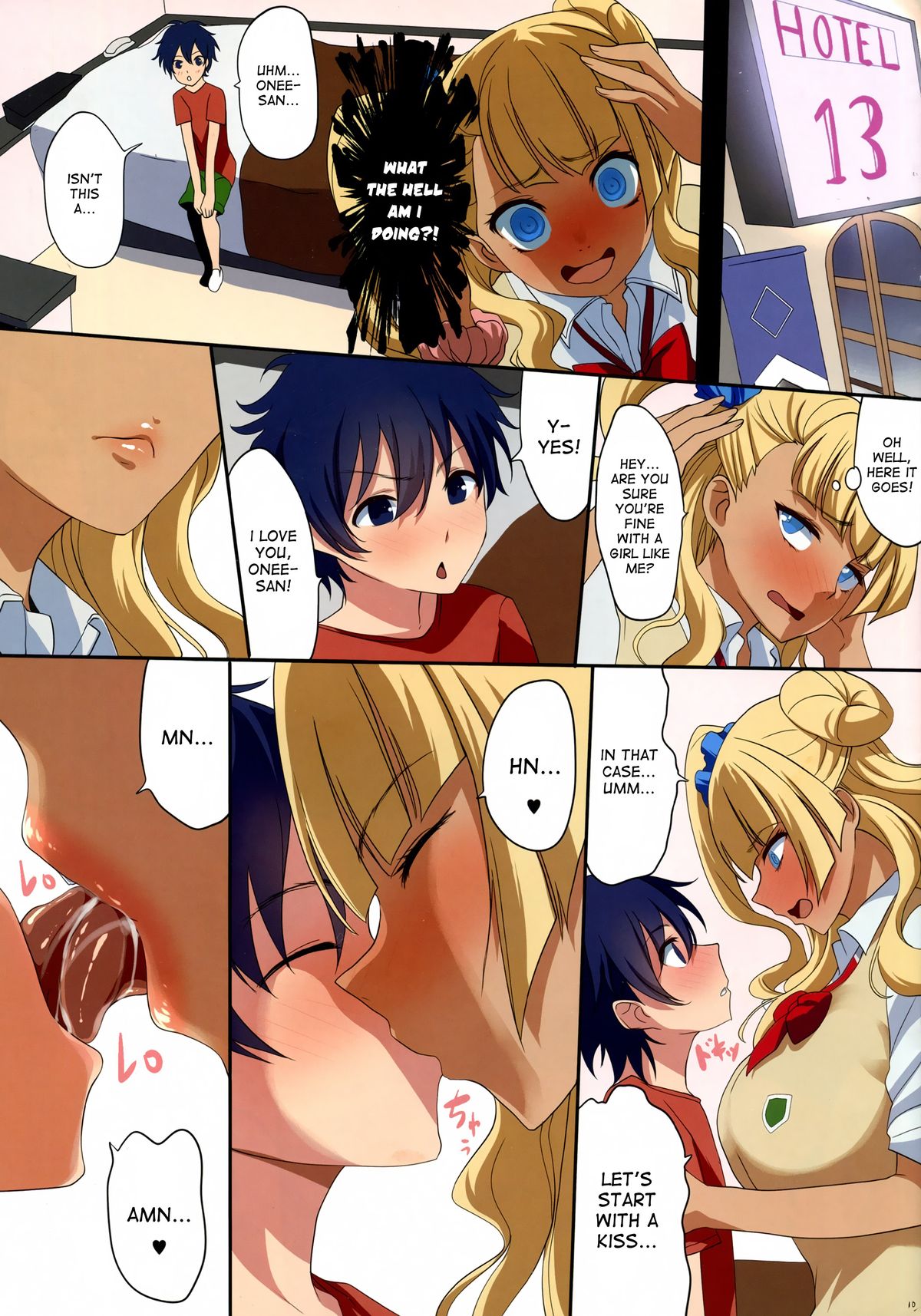 Kyonyuu Gal wa Kawaii Otokonoko ni Yowaitte Hontou desu ka? | Is It True That Cute Little Boys Are The Big Breasted Gal's Weakness? page 11 full